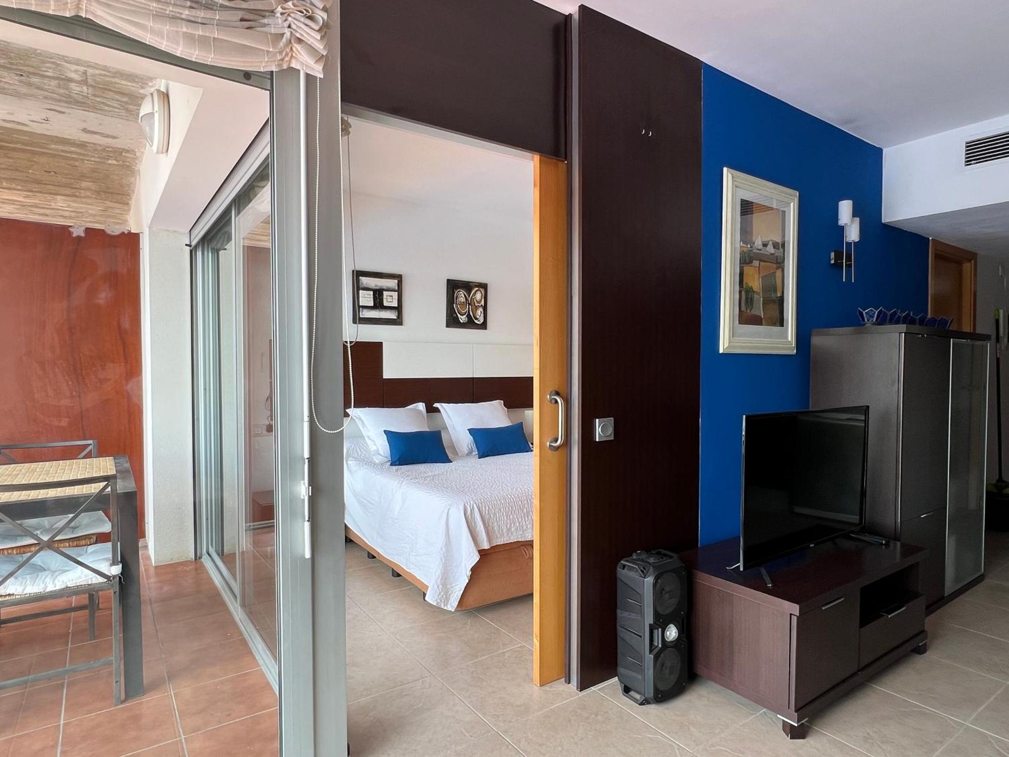 Blau Apartamento Frente A Los Canales Y Las Puestas De Sol De Roses Exterior photo